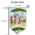 thumbnail image 7 of Wukai African Women Print Garden Flag 12.5x18 Inch Double Sided Sun-resistant Rain-resistant, Wrinkle-resistant Colorfast(Only Flag), 7 of 7