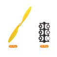 thumbnail image 3 of Unique Bargains 1045 Propellers CW CCW 10x4.5 Prop 2-Vane Fixed-Wing Yellow Replacement Props with Adapter Rings, 16 Pack, 3 of 4
