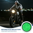 thumbnail image 5 of Round Rear Reflectors, Safety Reflective Warning Reflector for Motorcycles and Bicycles Green, 5 of 7