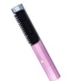 thumbnail image 3 of Hair Straightening Brush 3 Temperature Gears Prevent Damage Hair Straightener Comb for Dry Wet Use Purple Gradient Color, 3 of 14