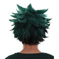 thumbnail image 4 of Men's Dark Green Spiked Cosplay Wig – Synthetic Anime Wig for Halloween Party, 4 of 9