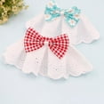 thumbnail image 6 of Cheers.US Cat Collar with Adjustable Rope Tie Bow-knot Decoration Thin Cat Dog Lace Collar Bib Pet Supplies,Fashion, Adjustable, Soft Suitable for Cats and Dogs, 6 of 7