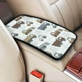 thumbnail image 2 of Bingfone Car Four-Season Universal Armrest Box Mat,Car Armrest Seat Cover Soft Leather Waterproof Armrest Cover Center Console Mat-Tractor And Dumper, 2 of 7
