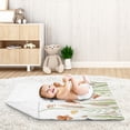 thumbnail image 3 of Watercolor Floral Garden Sage Green Baby Security Blanket Girl by Sweet Jojo Designs, 3 of 5