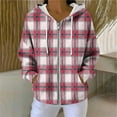 thumbnail image 2 of Zipper Hoodies for Women, Oversized Hooded Sweatshirts, Fall Casual Tops, 2 of 8