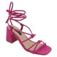 thumbnail image 1 of Sandalia con tacón Glam en Textil – Rosa, 1 of 3