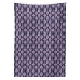 thumbnail image 3 of Ambesonne Paisley Tablecloth Rectangular Table Cover, Vintage Floral Oriental, 52"x70", Eggplant Lavender, 3 of 4
