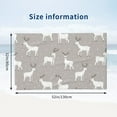 thumbnail image 2 of Minimalist Cute Deer White Bath Towel, Highly Absorbent towels for bathroom Quick Drying Microfiber Bath Towels for Body, Soft Shower Towels for Sport, Yoga, SPA, Gym 27x55in, 2 of 5