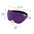 thumbnail image 3 of Sleep eye mask under $5! Kadlawus 3D Sleep Eye Mask with Memory Foam, Breathable and Light Blocking Eye Shield for Night Sleep, Adjustable Strap for Comfort, Nose Bridge Design for Easy Breathing, 3 of 4
