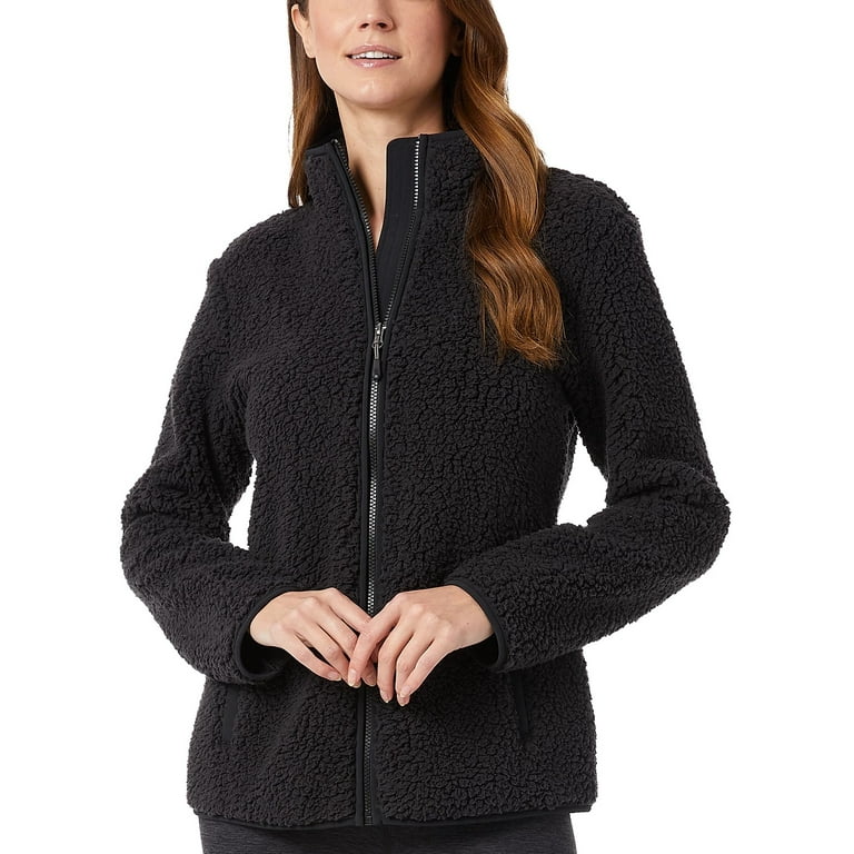 Sherpa mock neck sweatshirt hot sale