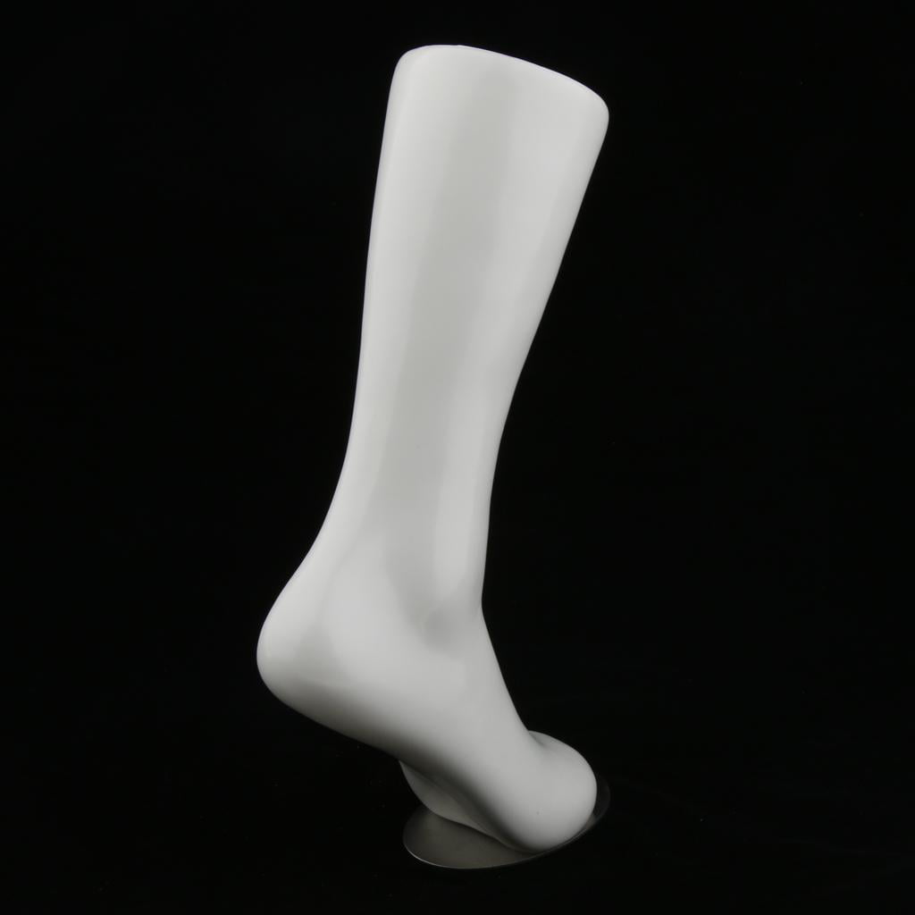 Female Mannequin Foot Socks Display Model for Shoes Ankle Chains Plastic 