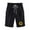 Black, variant on Women's Summer Over Size Fashionable Printed Five Points Large Size Cotton Linen Pants Casual Versatile Pants Shorts
