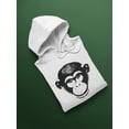 thumbnail image 3 of Portrait Of A Monkey. Hoodie Men -Image by Shutterstock, Male x-Large, 3 of 4