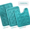 thumbnail image 6 of Bath Mat Rug 3 Piece Set, Large, Small and Contour Bathroom Rug Set, Non-Slip Memory Foam Bathroom Bath Rugs, 6 of 6