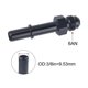 thumbnail image 1 of Quick Connect 6AN AN6 Male to 3/8", 5/16" AN8 8AN Quick Disconnect Male Push On EFI Mounting Adapter Aluminum Black~0665, 1 of 1