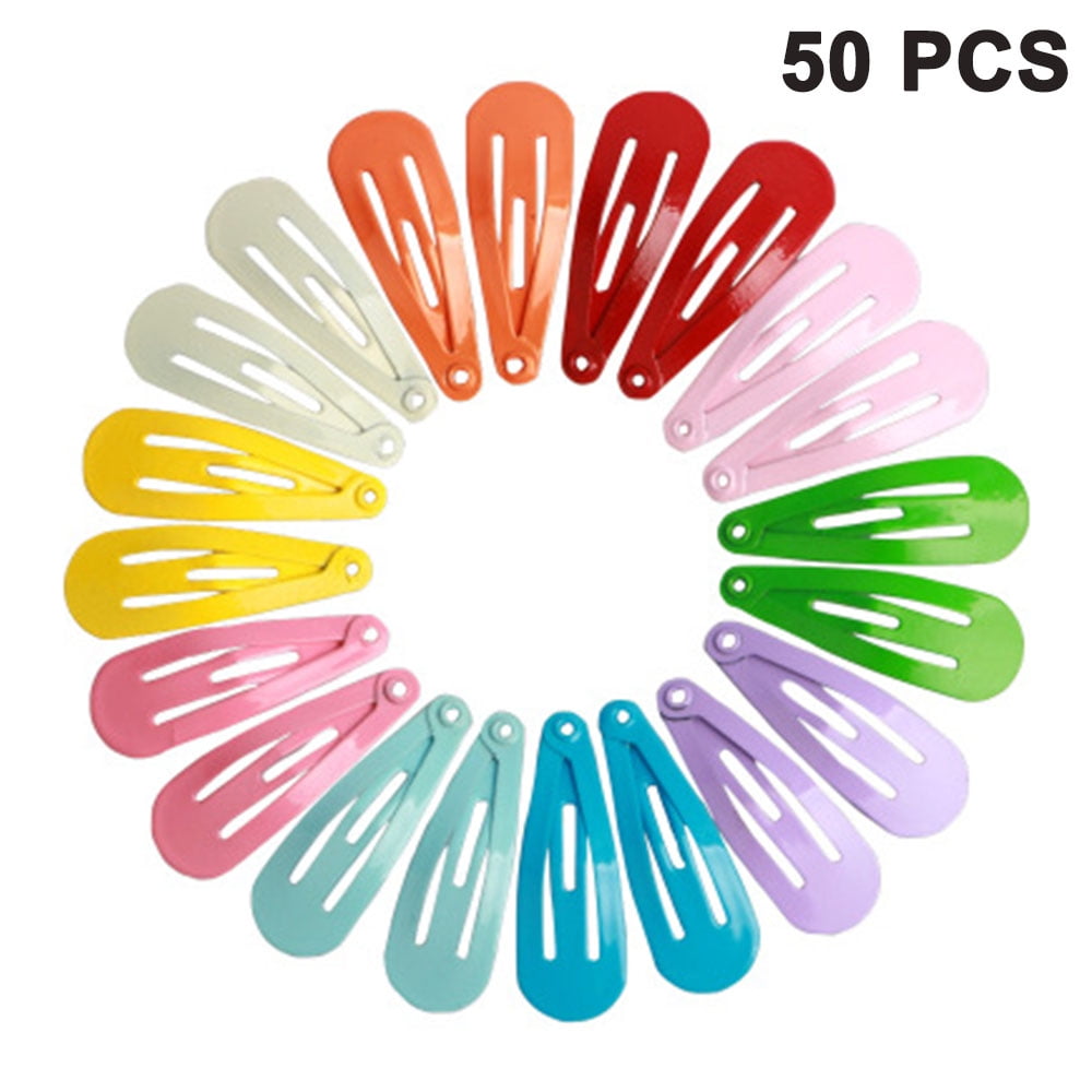 Pack of 50 Hair Clips Girls Hair Clips Children Hair Clips Metal Hair