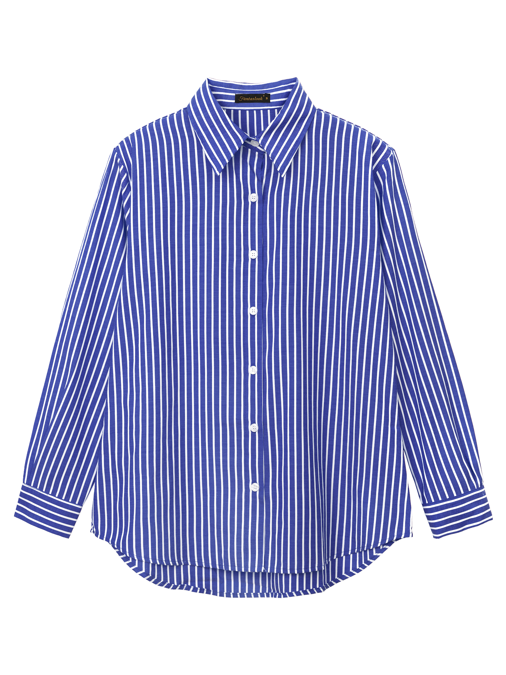 Fantaslook Women's Striped Button-Down Shirt photo 8