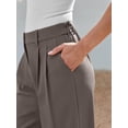 thumbnail image 5 of ZANKLEY Wide Leg Dress Pants Women's High Waisted Dressy Trousers, 5 of 12