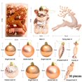 thumbnail image 2 of 30PCS Christmas Tree Ornaments Set, Shatterproof Seasonal Decorative Hanging Baubles Set with Reusable Hand-held Gift Package for Holiday Xmas Tree Decorations, 2 of 5