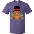 thumbnail image 3 of Inktastic Groundhog Day with Groundhog in Top Hat T-Shirt, 3 of 5