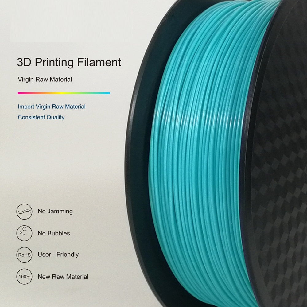 3D Printer PLA Filament 1.75mm Dimensional +/-0.05mm 1KG Sky Blue 3D Plastic Printing Material