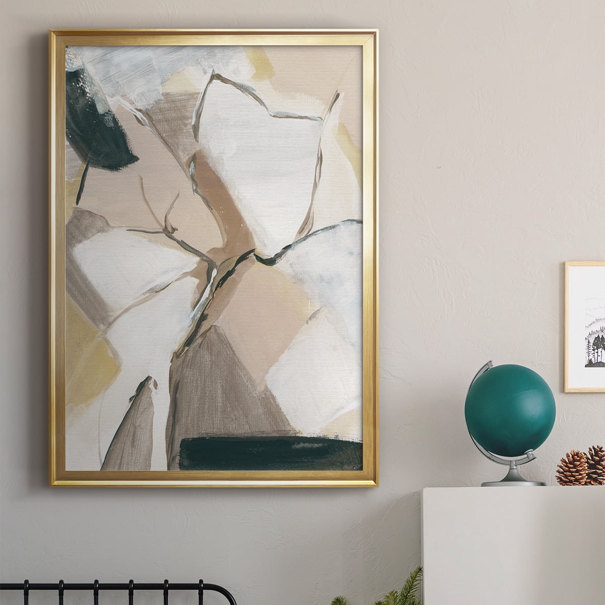 Marble Lines I Premium Framed Print - Ready to Hang
