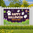 thumbnail image 6 of Pumpkin Display Halloween Banner Ghost Design Halloween Decoration Spooky Night Scene Banner for Holiday Party Haunted House Outdoor Decor, 6 of 8