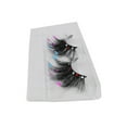 thumbnail image 2 of Halloween Butterfly Eyelashes 25mm Full Strip Silk Eyelash with Butterflies for Party Makeup 4 Pairs Suncolor Hair, 2 of 10