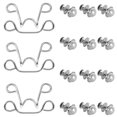 thumbnail image 1 of Adjustable Waist Buckle for Pants Decoration Durable Metal Clip White for Easy Installation and, 1 of 5
