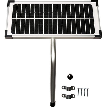 

10 Watt Solar Panel Kit FM123 for Mighty Mule Automatic Gate Openers Black Cell
