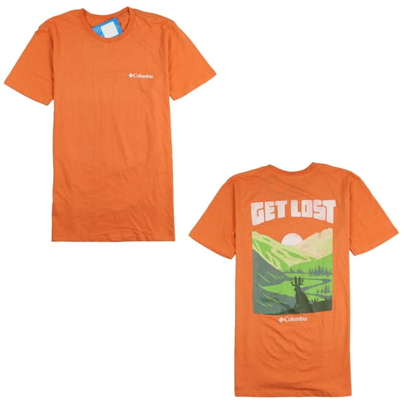 Columbia Men's Provo Get Lost T-Shirt Large Desert Orange