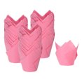 thumbnail image 1 of Moldes para Cupcakes de Papel Tulipán Unique Bargains 150 Piezas Estándar Color Rojo Rosa, 1 of 6