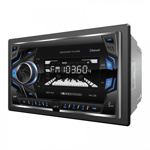 Soundstream VM22B 2din Digital Audio Head Unit W/ 32gb Usb Sd Aux