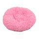 thumbnail image 1 of Pet Bed Multipurpose Cute Round Warm Comfortable Soft Furry Washable Cat Bed Mat for Cats Dogs Pets Bright Pink Outer Diameter 50cm/19.7in, 1 of 1