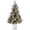 Snowman Base, variant on M optimized 3 Ft Pre-Lit Christmas Tree, Artificial Christmas Trees with Base, Snow Flocked Xmas Trees with 70 LED Lights, Battery Operated and Timer Function