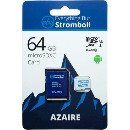 omboli 64GB Azaire MicroSD Memory Card Plus Adapter Works with Samsung Galaxy Phones J Series J2