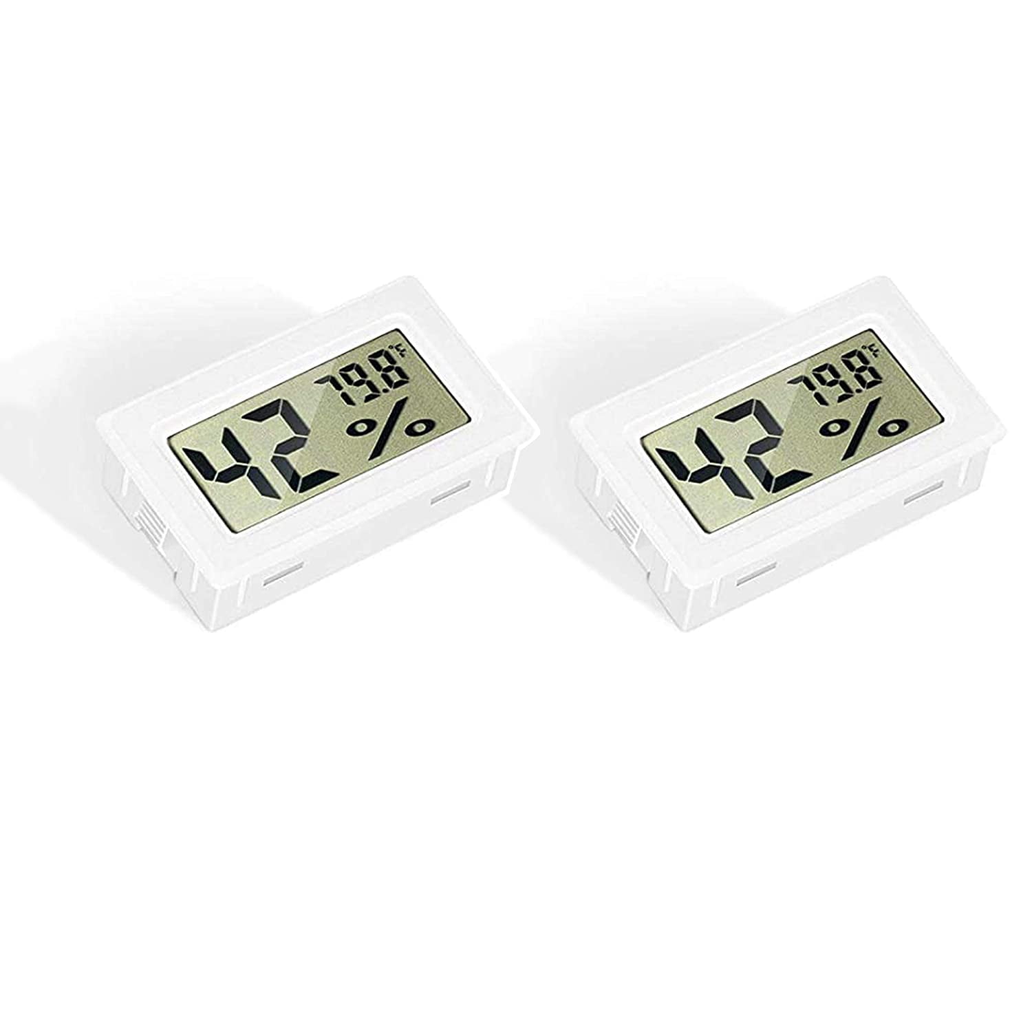 Temperature Humidity Gauge with LCD for Home Garden Office Fridge Cellar Digital Thermometer Hygrometer Greenhouse
