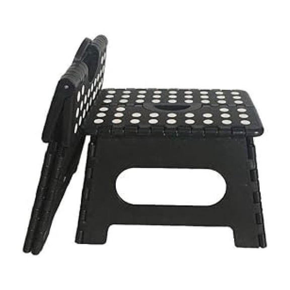 Plastic Step Stool - Extra High Capacity - BJSTEP - Heavy Duty Non-Slip Safety Stool for Kitchen, Bathroom, Closet - Durable & Portable