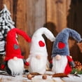 thumbnail image 4 of Yuarrent muñeco de peluche de gnomo de Navidad sueco, juguete escandinavo hecho a mano, decoración de enano, regalos de fiesta de Navidad Kits de decoración para fiestas No.02 Yuarrent HA0270-02B, 4 of 6
