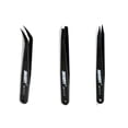 thumbnail image 2 of axGear JAKEMY JM-T11 3in1 Anti-static Heat Resistant Flat Pointed Curved Tweezers Set, 2 of 8