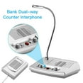 thumbnail image 3 of CJC Intercom Dual-Way System, Dual-Way Intercommunication Microphone, Bank/Office/Store/Hospital/Security Company/Station Counter Window Intercom Speaker System, 3 of 11