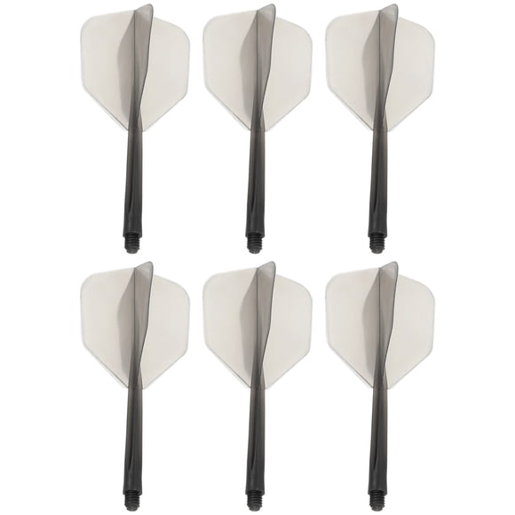 Uxcell 2BA Ensemble de Vol de Fléchettes Intégré Durable, Gris 6 Pack