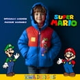 thumbnail image 3 of Nintendo Super Mario Bros Winter Jacket for Boys Mario Kart Graphic Print Boys Puffer Winter Coat for Big and Little Kids (Size 4-18), 3 of 6