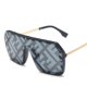 thumbnail image 1 of Gafas de sol polarizadas para hombres y mujeres Acabado mate Gafas de sol Lente de espejo Bloqueo UV Adepaton HMJM375-1, 1 of 5