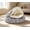 grey, variant on Round Plush Fluffy Hooded Cat Bed – Cozy Cave for Indoor Cats or Small Dogs, Calming Donut-Shaped Anti-Anxiety Pet Bed, Waterproof Bottom, Washable (20" × 20", Brown)