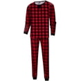 thumbnail image 2 of Ensembles de Pyjama Assortis de Noël pour la Famille à Carreaux Rouges, 2 of 6