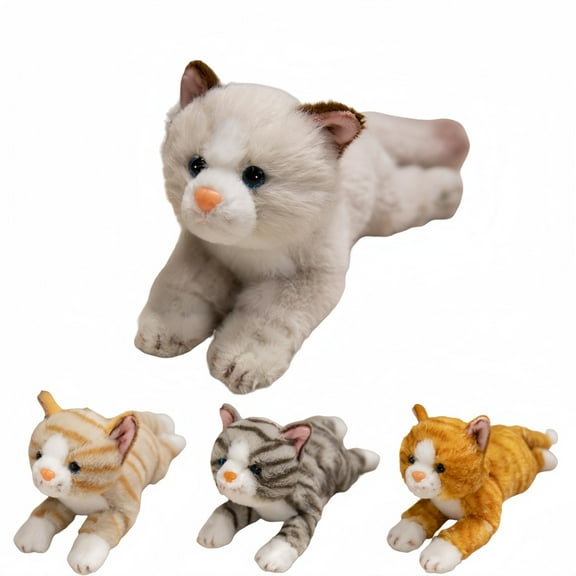 Cute Funny Gift Cat Stuffed Animals-Soft Kitten Plush Stuffed Toy Christmas Gift for Friend-11inches