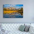 thumbnail image 5 of Epic Graffiti 'Fall Reflection in the Tetons - Grand Teton National Park' by Darren White, Giclee Canvas Wall Art, 60"x40", 5 of 8