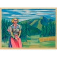 thumbnail image 3 of Karl Wiener 24x19 Black Modern Framed Museum Art Print Titled - Ohne V (Around 1940), 3 of 5