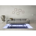 thumbnail image 3 of Ahgly Company Indoor Rectangle Abstract Blue Modern Area Rugs, 7' x 10', 3 of 4